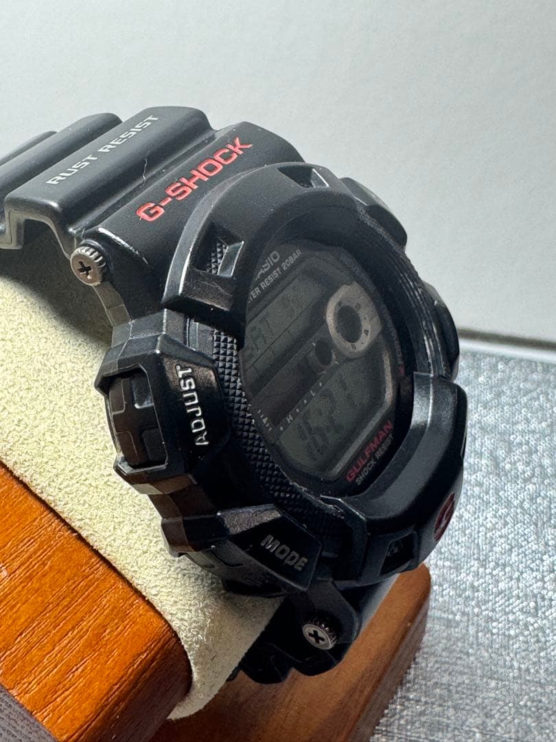 激レア G-SHOCK GULFMAN 電池交換済ブラック ヴィンテージ カシオ