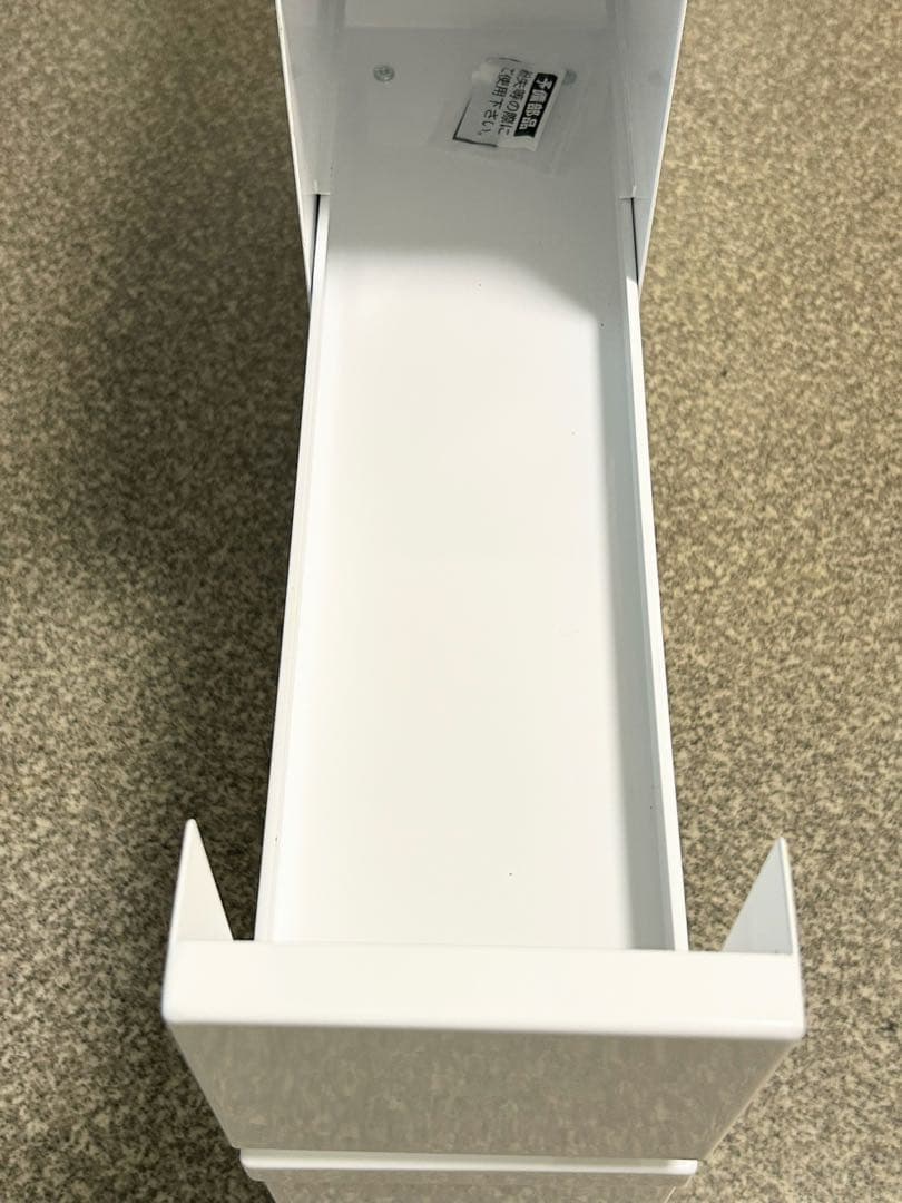 tower/タワー 隠せる調味料ラック 2段　ホワイト　ブラック　おしゃれ