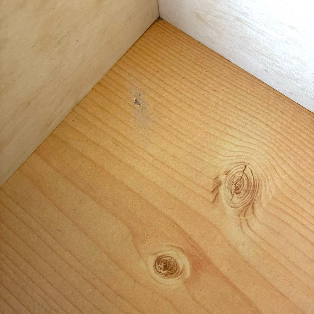 無印良品　パイン材 チェスト　4段 ワイド