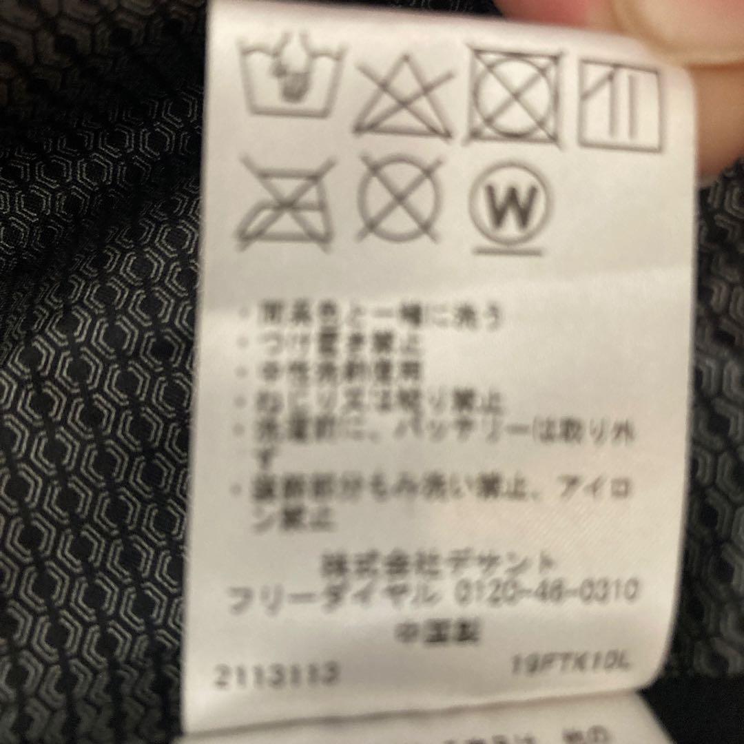 DESCENTE オレンジ 電熱中綿ジャケット レディース　Lサイズ　美品