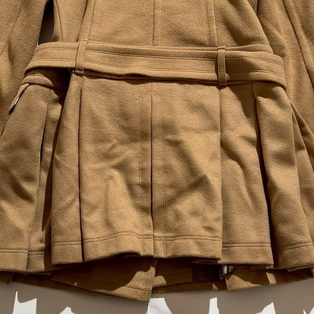 ✨️miyabi✨️様　バーバリーブルーレーベル　ピーコート　ダブル　ノバチェック