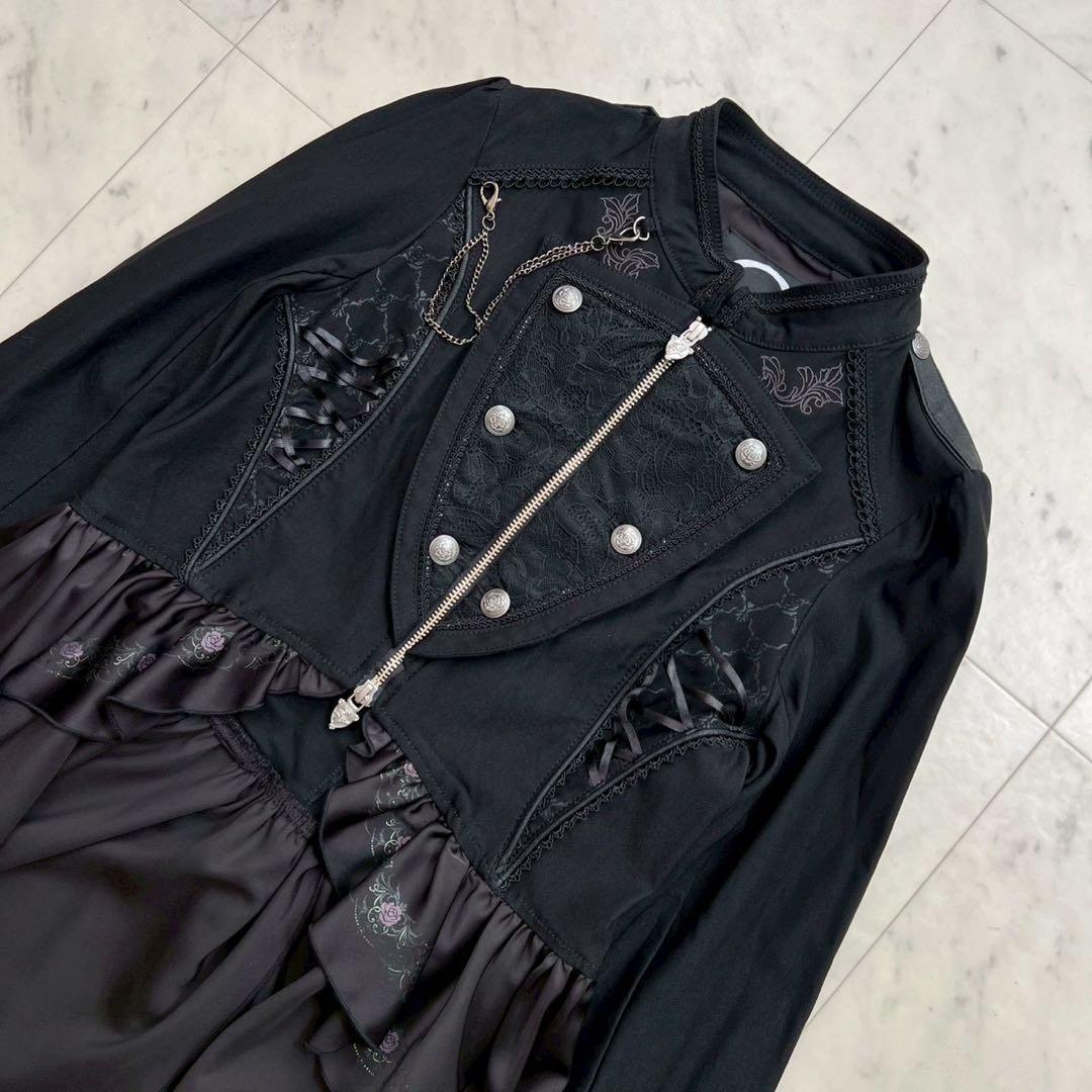 定価3万 OZZ ONESTE RoseFesta ジャケット 燕尾 刺繍 黒