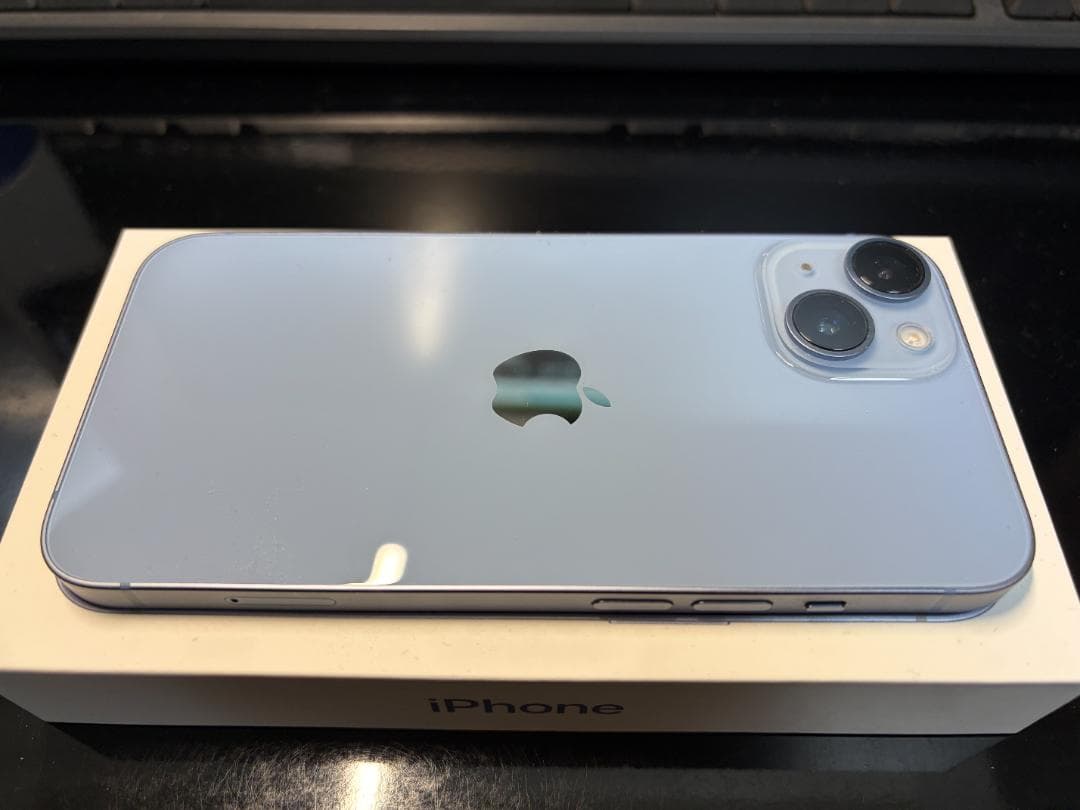 iPhone 14 128GB ブルー 中古美品 バッテリー 92%