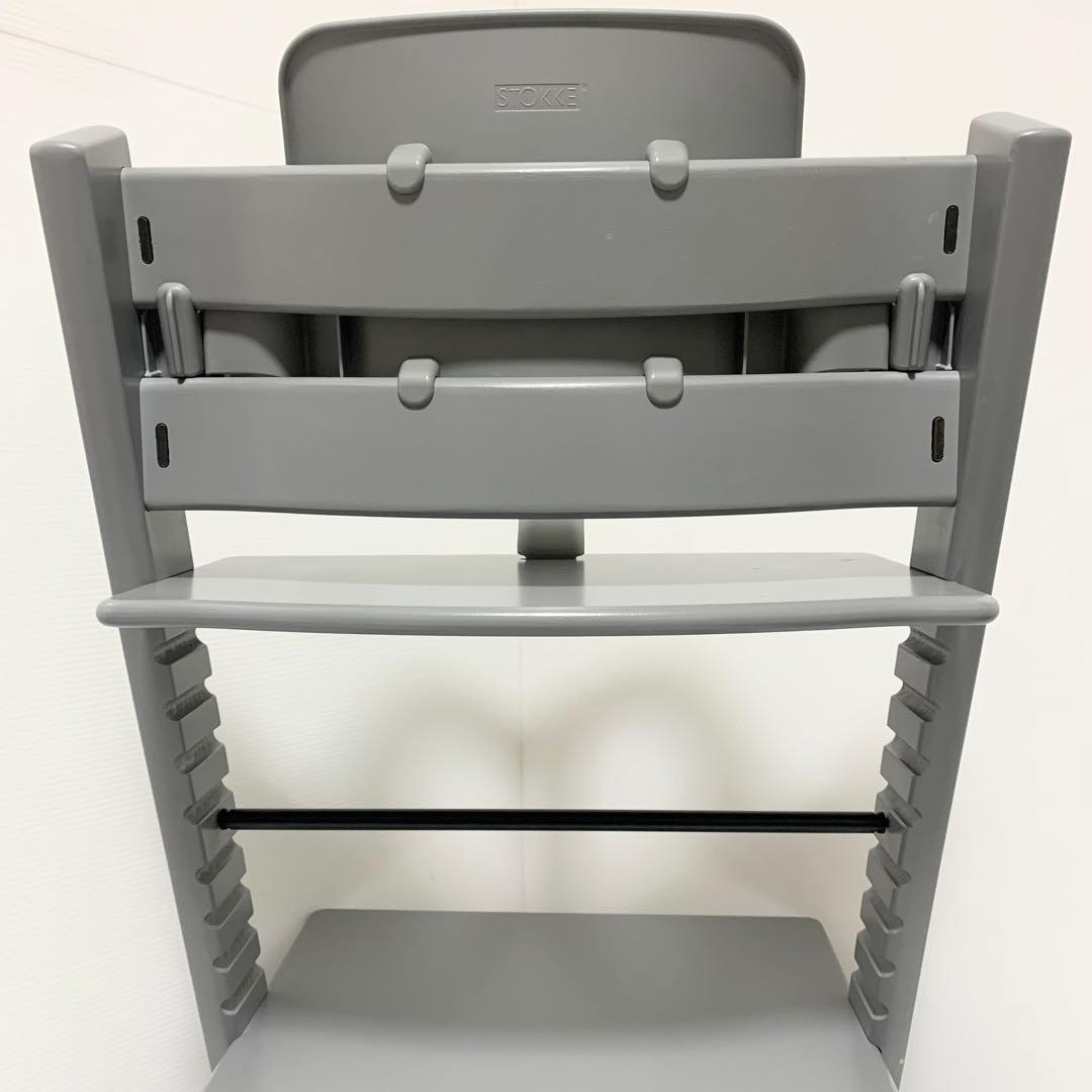 美品 ストッケ トリップトラップ グレー シリアル4 ベビーセット