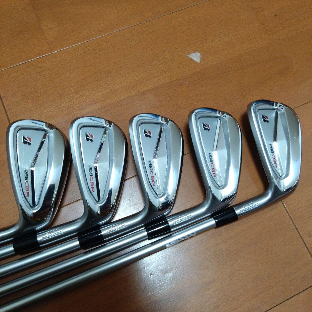 美品　ブリヂストン　258 CBP iB65S 5本セット　アイアン　ゴルフ
