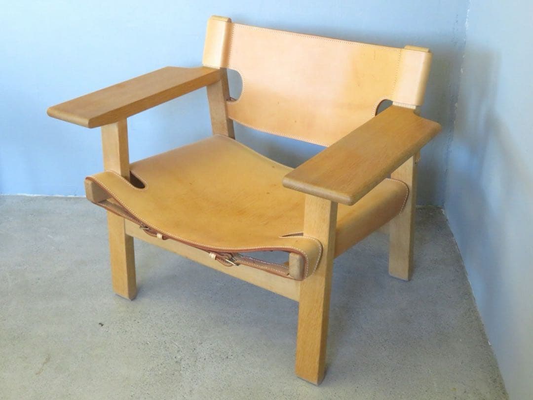 フレデリシア　モーエンセン　スパニッシュチェア　オーク材　本物　北欧　デンマーク