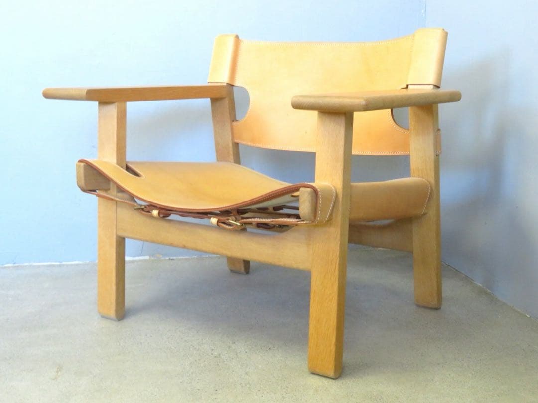 フレデリシア　モーエンセン　スパニッシュチェア　オーク材　本物　北欧　デンマーク