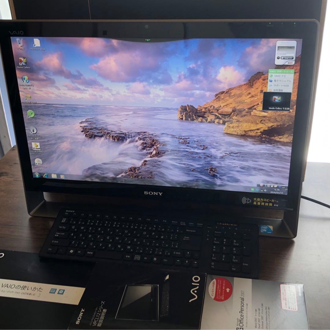 ソニー VPCL 128FJ VAIO パソコン本体と付属品