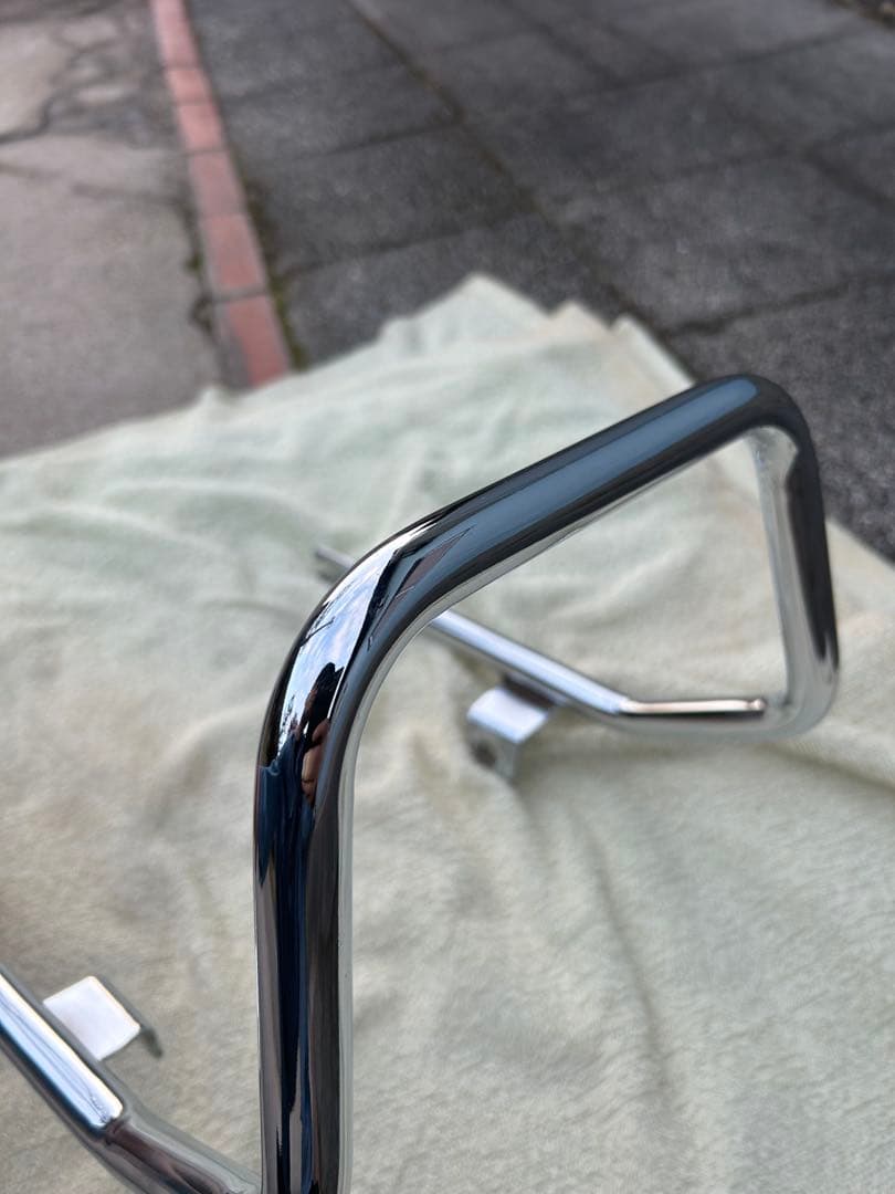 クロームメッキ バイクフレームガード