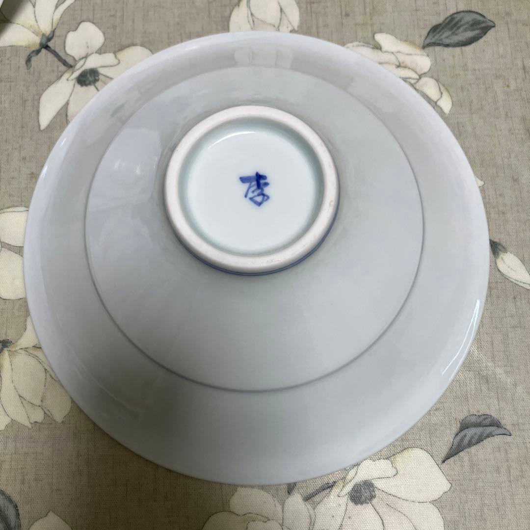 有田焼 李荘窯 伊勢海老 縁起物 5客 エビ 深鉢 鉢 麺鉢 丼 染付