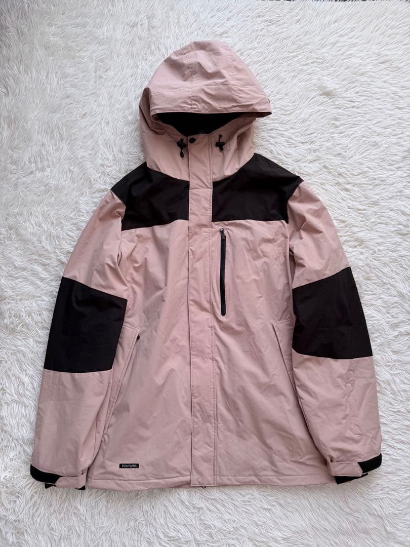 ポンタペス　スノーボード　スキー　ウェア ピンク 黒　XL