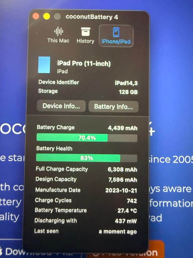 iPad Pro 11インチ 第4世代Wi-Fiモデル128GB＋キーボード