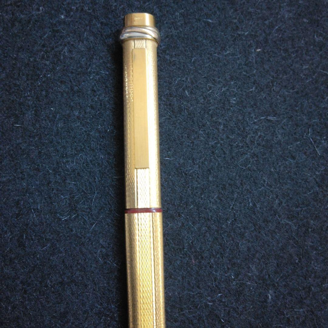 美品＊Cartierボールペンヴィテージゴールドスリーカラー取扱説明送料込み