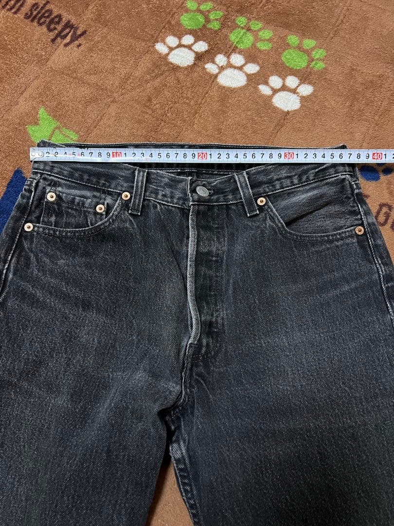 90s Levi's 501 USA製先染めブラックＲタブ30×32