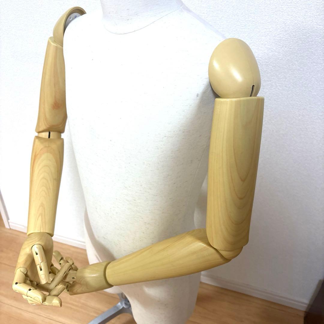 布製メンズトルソー Rebody　マネキン　腕可動式