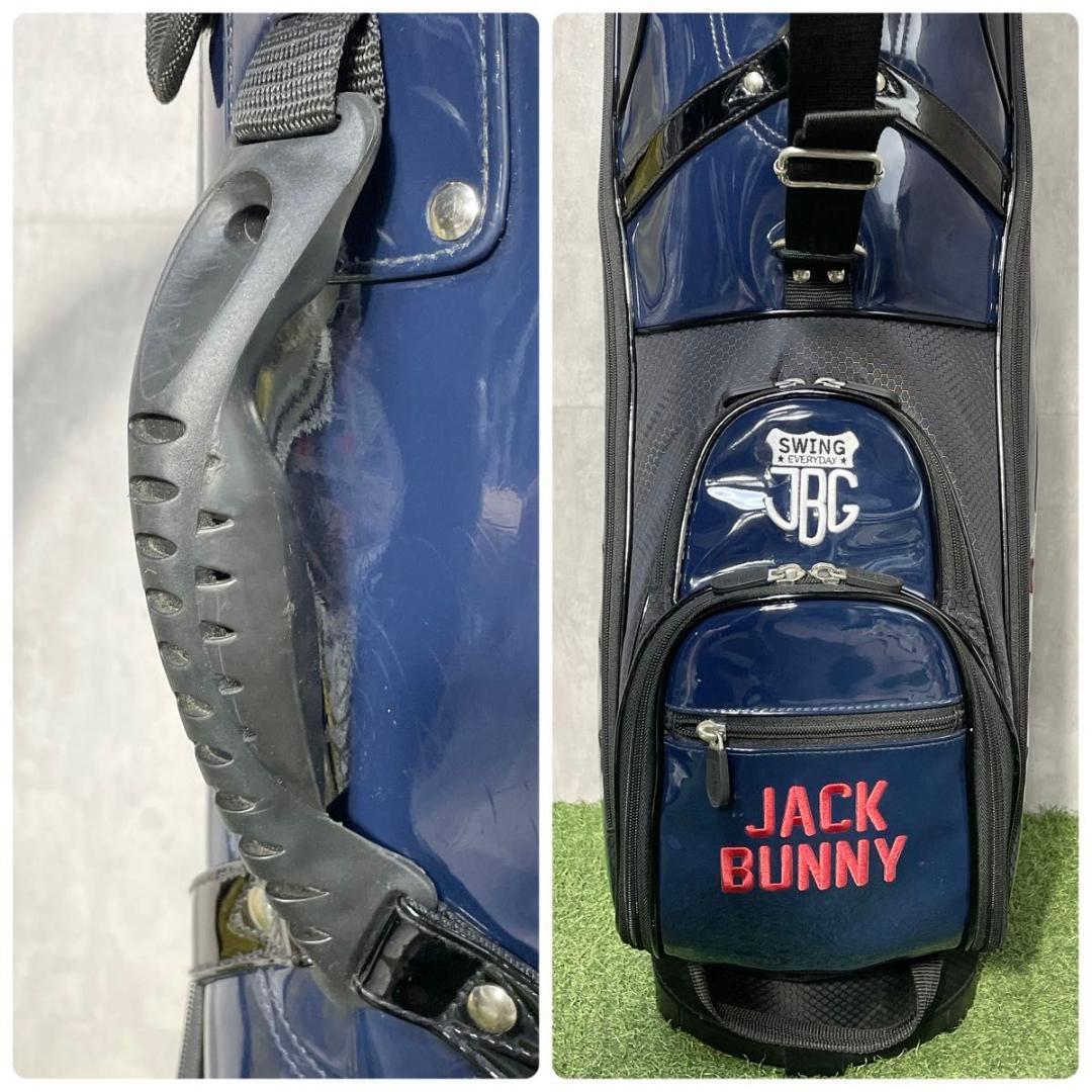 JACK BUNNY ジャックバニー キャディバッグ ゴルフバッグ ネイビー