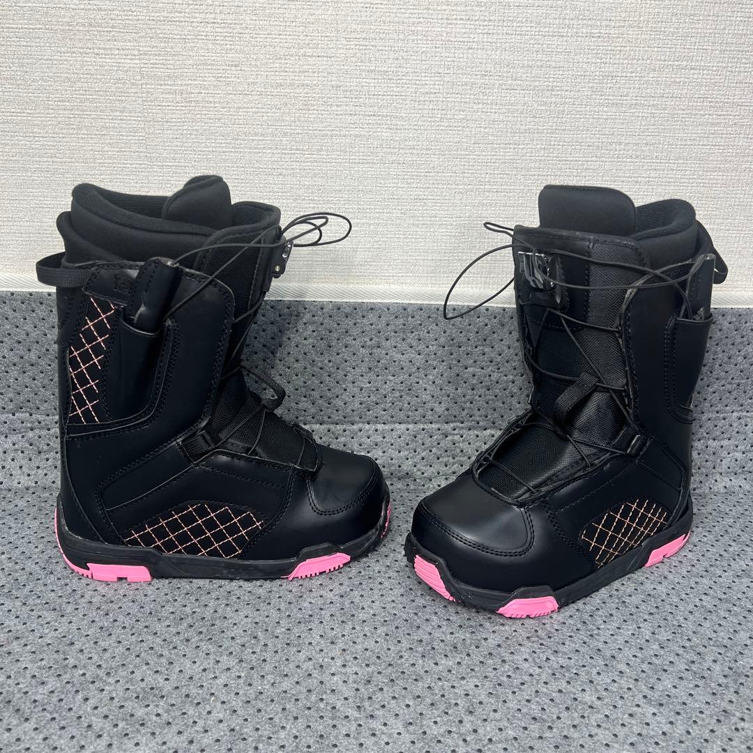 数回使用 23.5cm VAXPOT レディース レースブーツ スノーボード
