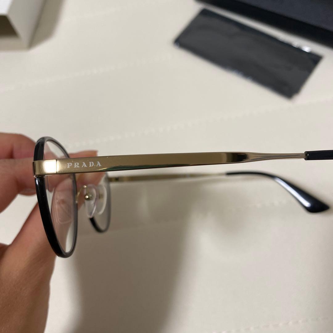 まった♫ PRADA/メガネ/PR57SVD1AB1O1 ボストン 度入り