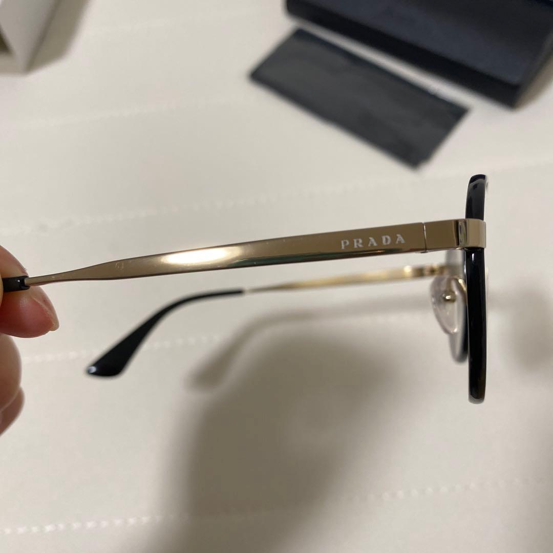 まった♫ PRADA/メガネ/PR57SVD1AB1O1 ボストン 度入り