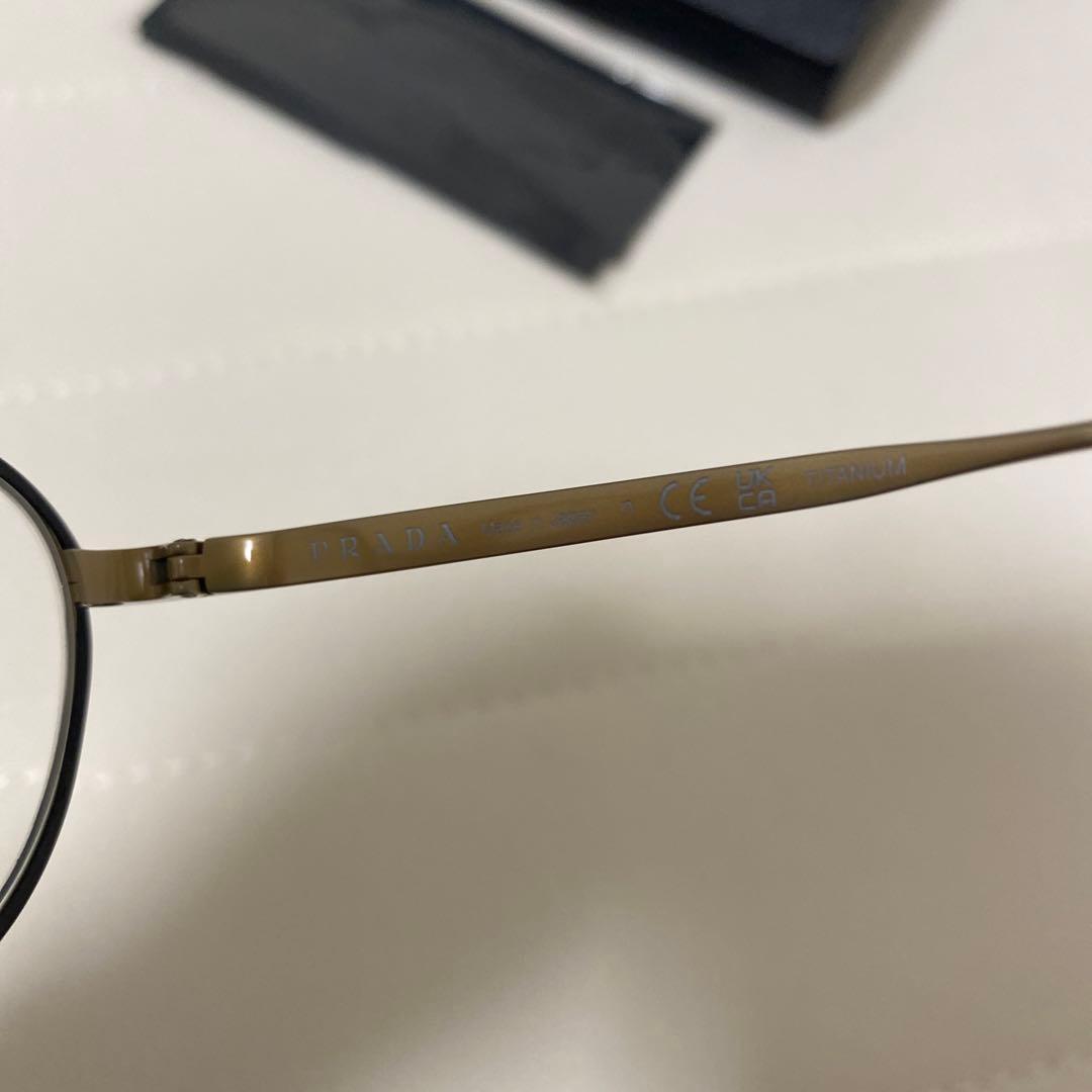 まった♫ PRADA/メガネ/PR57SVD1AB1O1 ボストン 度入り