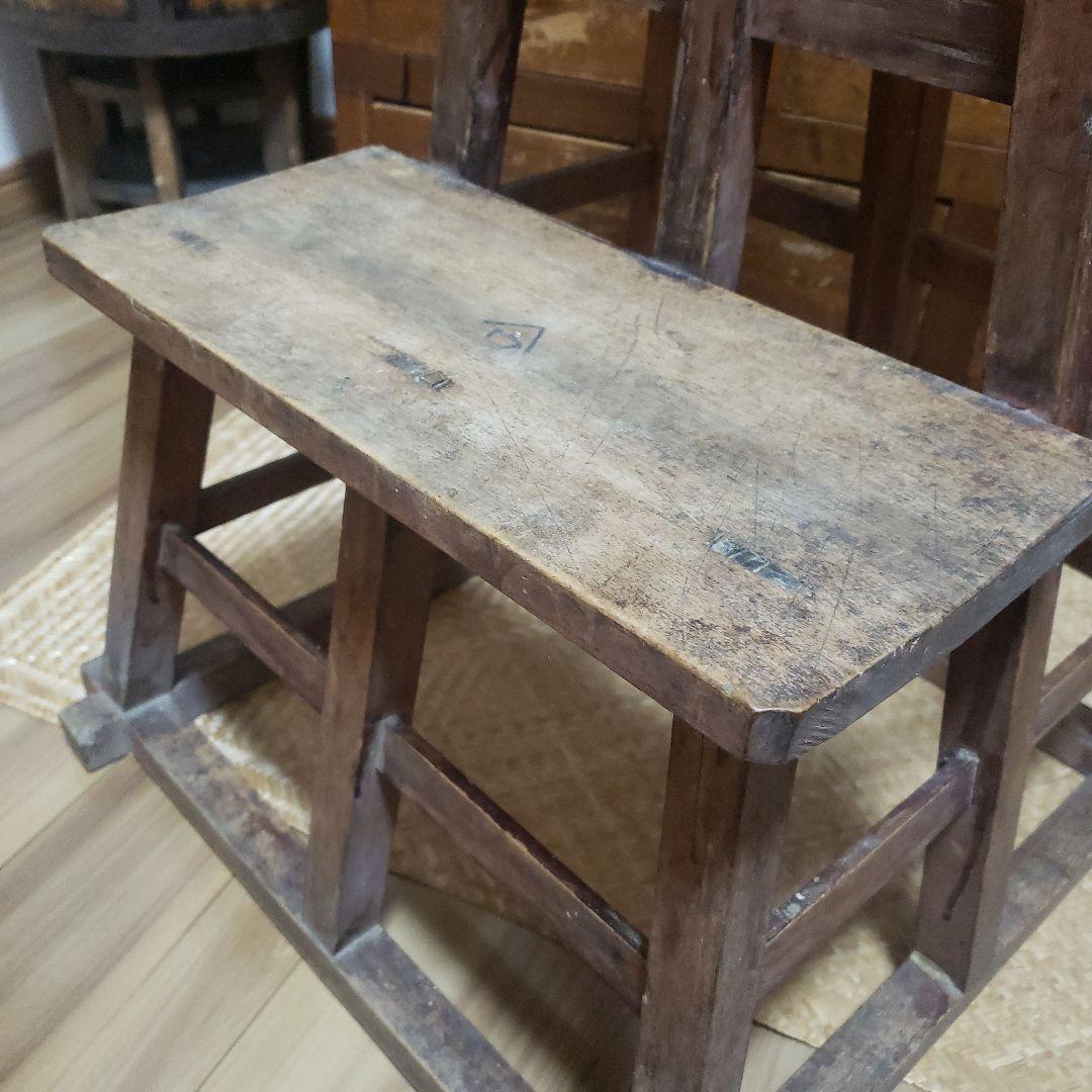 庄内踏み台 櫓 踏み台 やぐら組み 無垢 踏台 陳列棚 台 飾り棚 花台 民芸