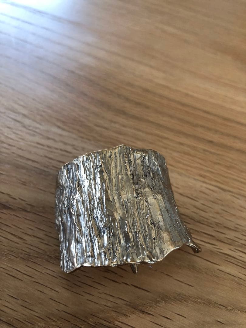 PLUIE ブルーヘアピアス シャンパーニュ（ゴールド色）