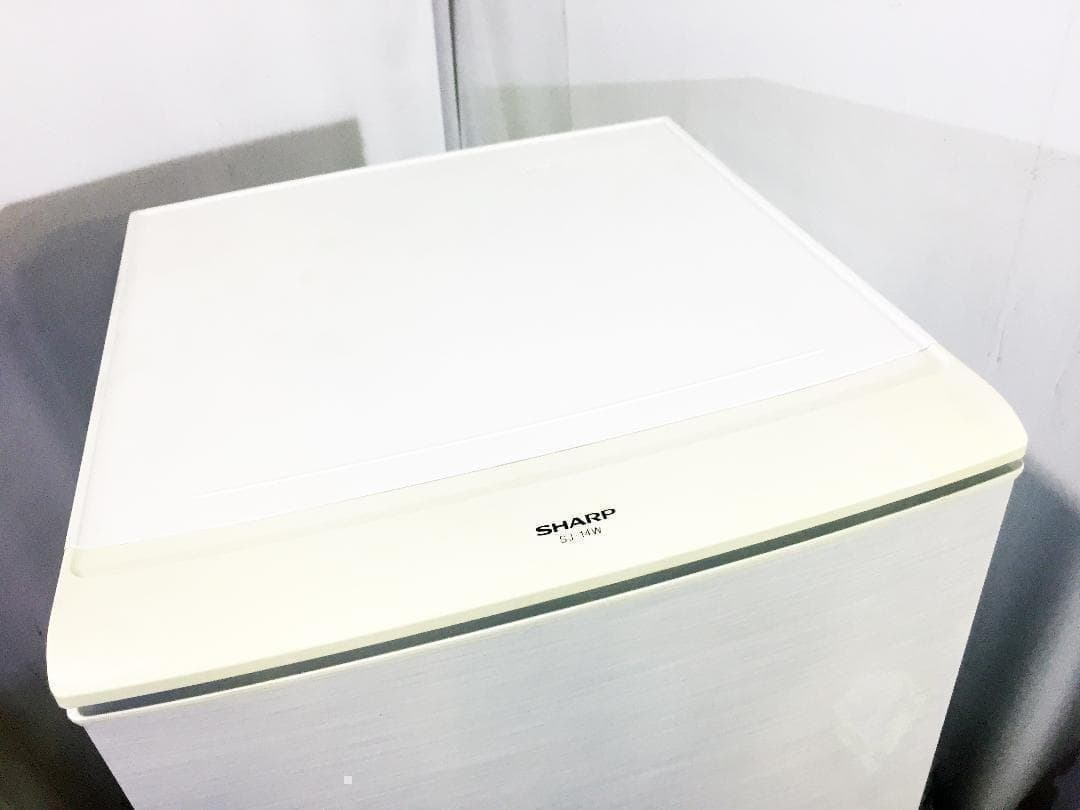送料無料★SHARP 137L 2ドア冷蔵庫【SJ-14W-W】