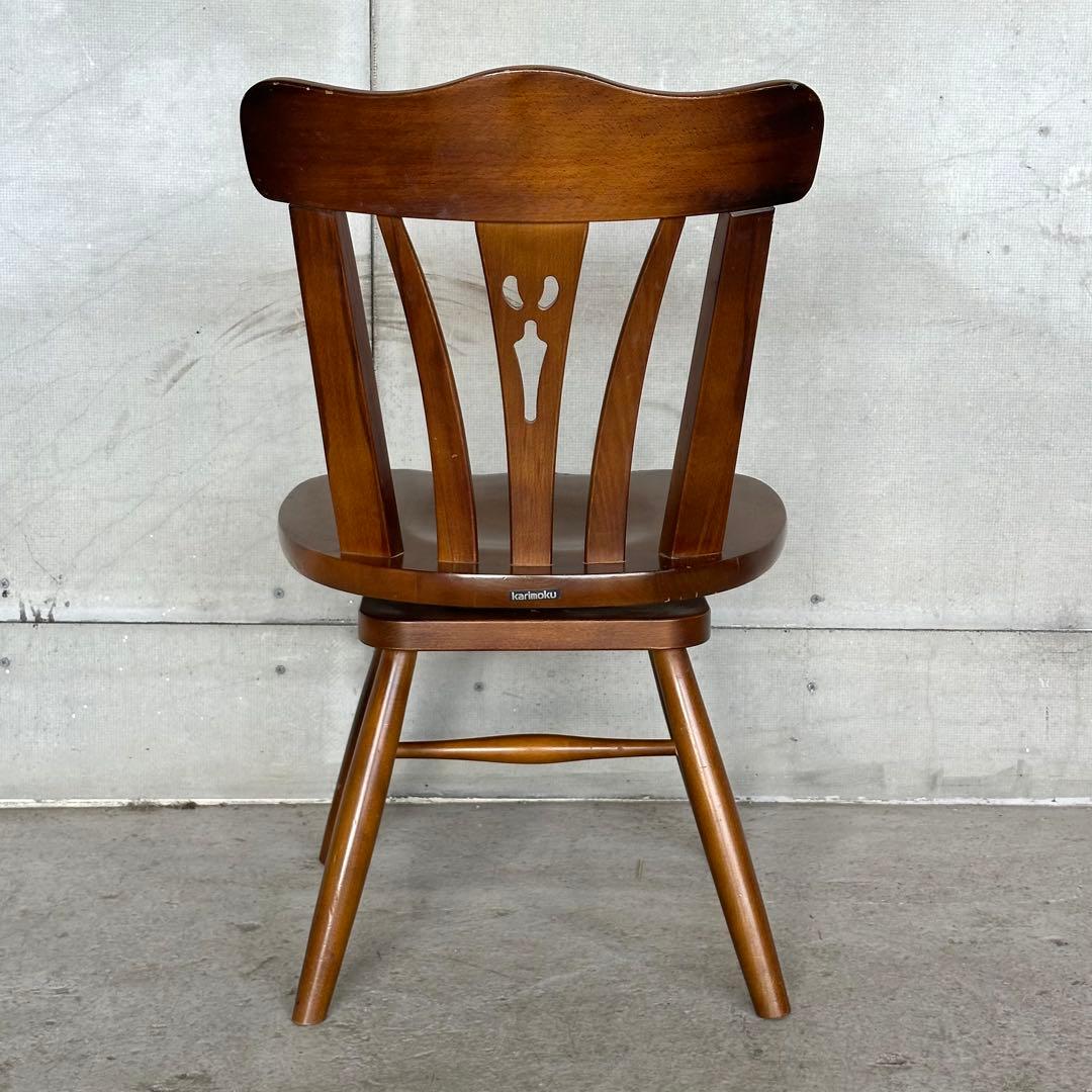 karimoku カリモク COLONIAL 回転式チェア 木製クラシック 椅子