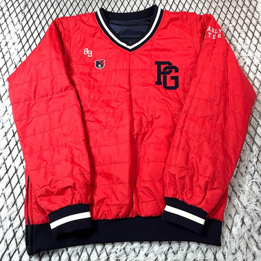 【超美品】中綿リバーシブル2WAYスニード ブルゾン PEARLY GATES