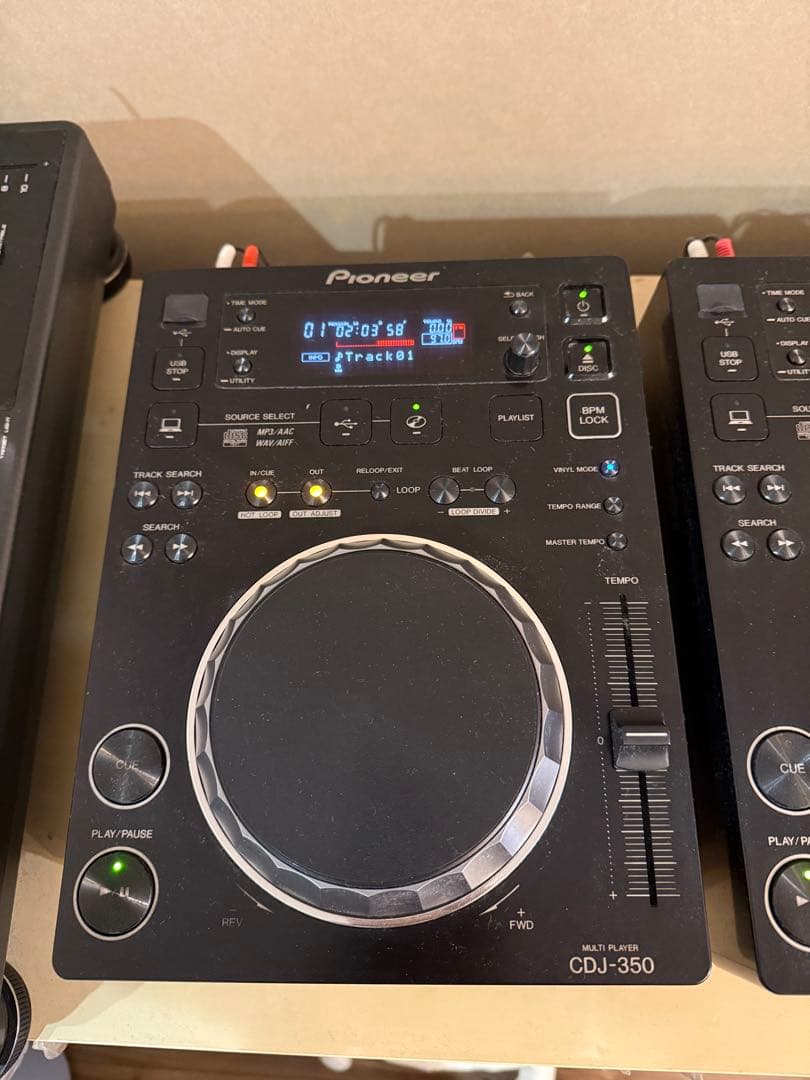Pioneer CDJ-350(USB対応) 2台セット 付属品あり
