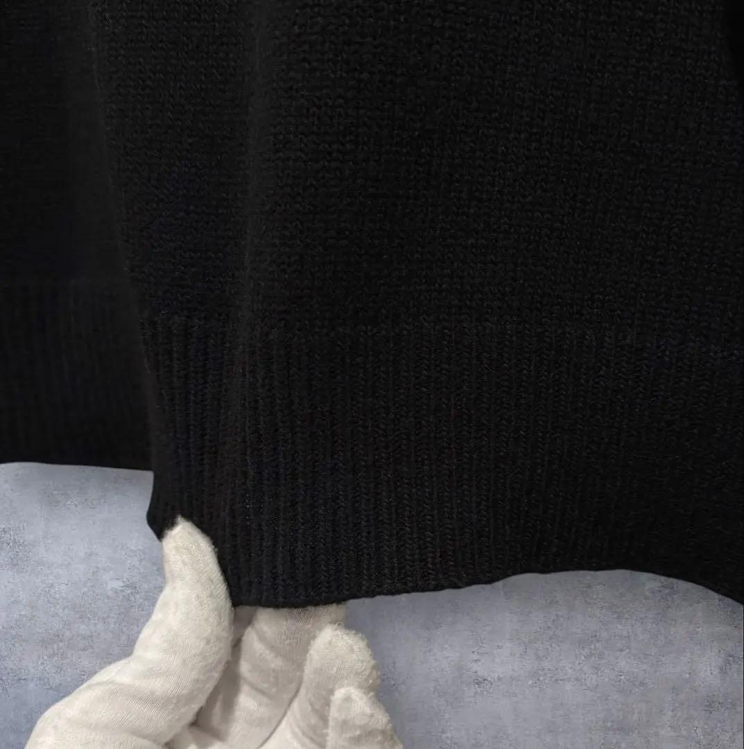 大人気‼️STONE  クルーネックニット ウール ブラック 完売品M