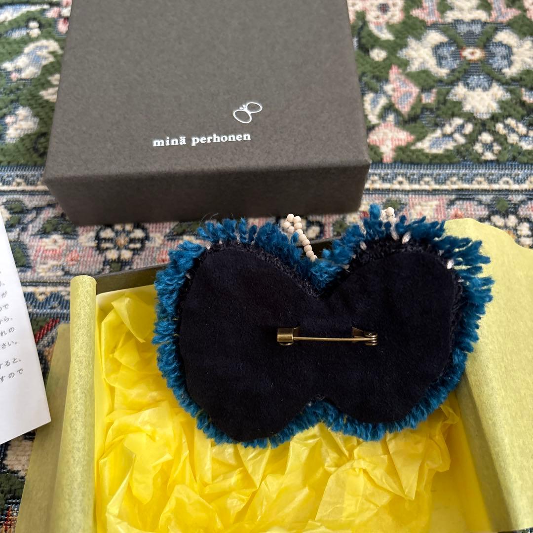 ミナペルホネン　mina perhonen 蝶 ブローチ