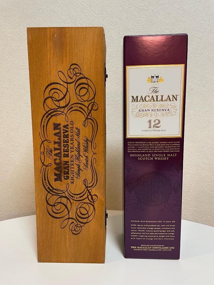 【極美品】ザ・マッカラン　グランレゼルバ18年　40% & 12年　45.6%