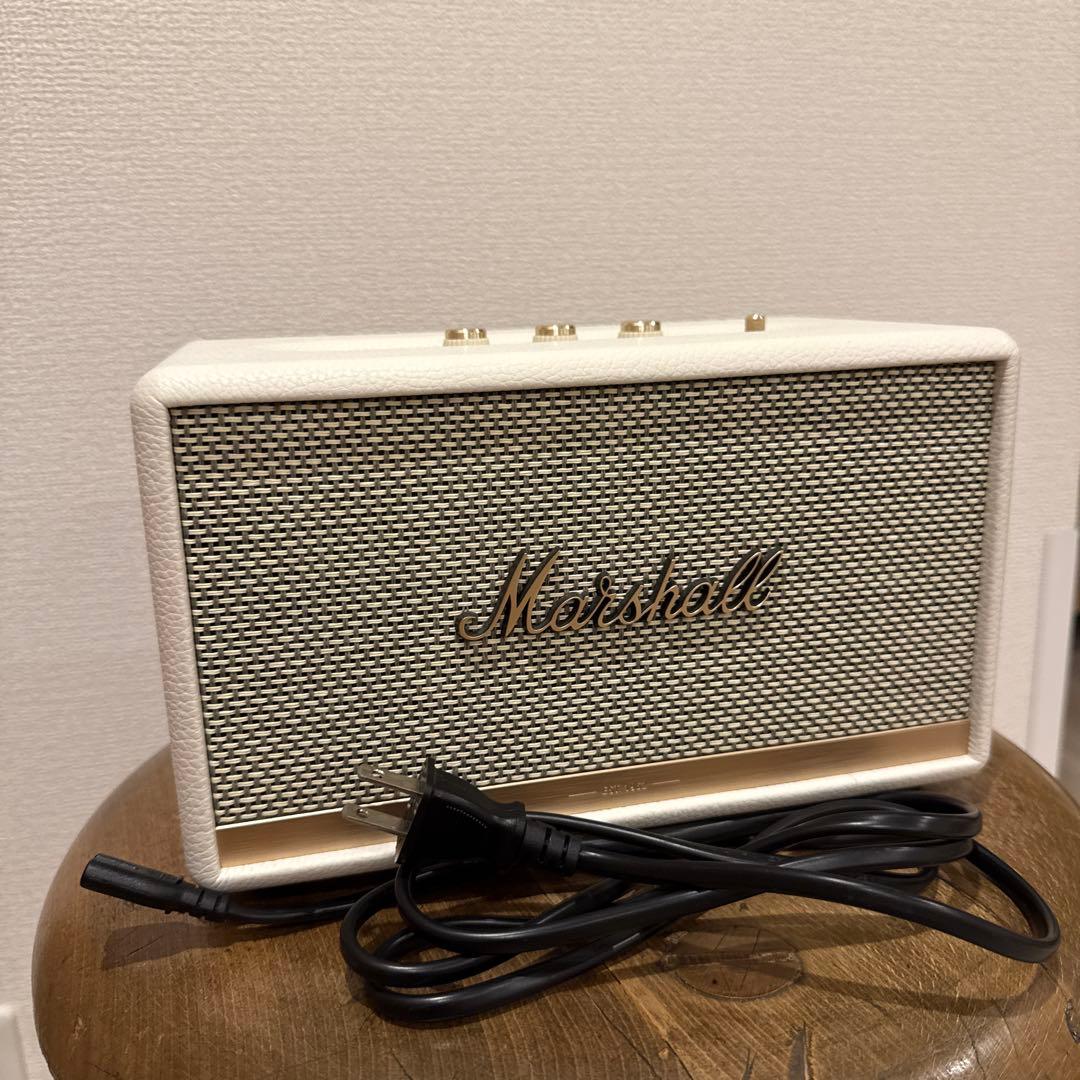 【美品】Marshall ワイヤレススピーカー ホワイト