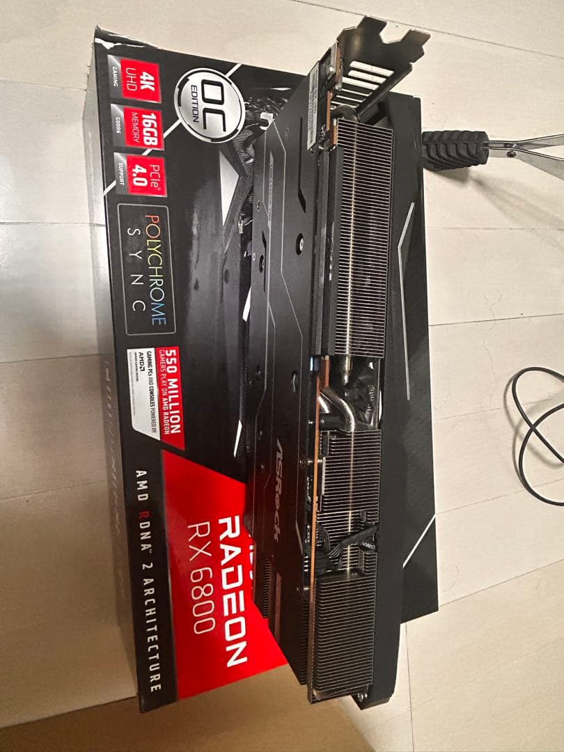 グラフィックボード・グラボ・ビデオカード ASRock Radeon RX 6800 16GB