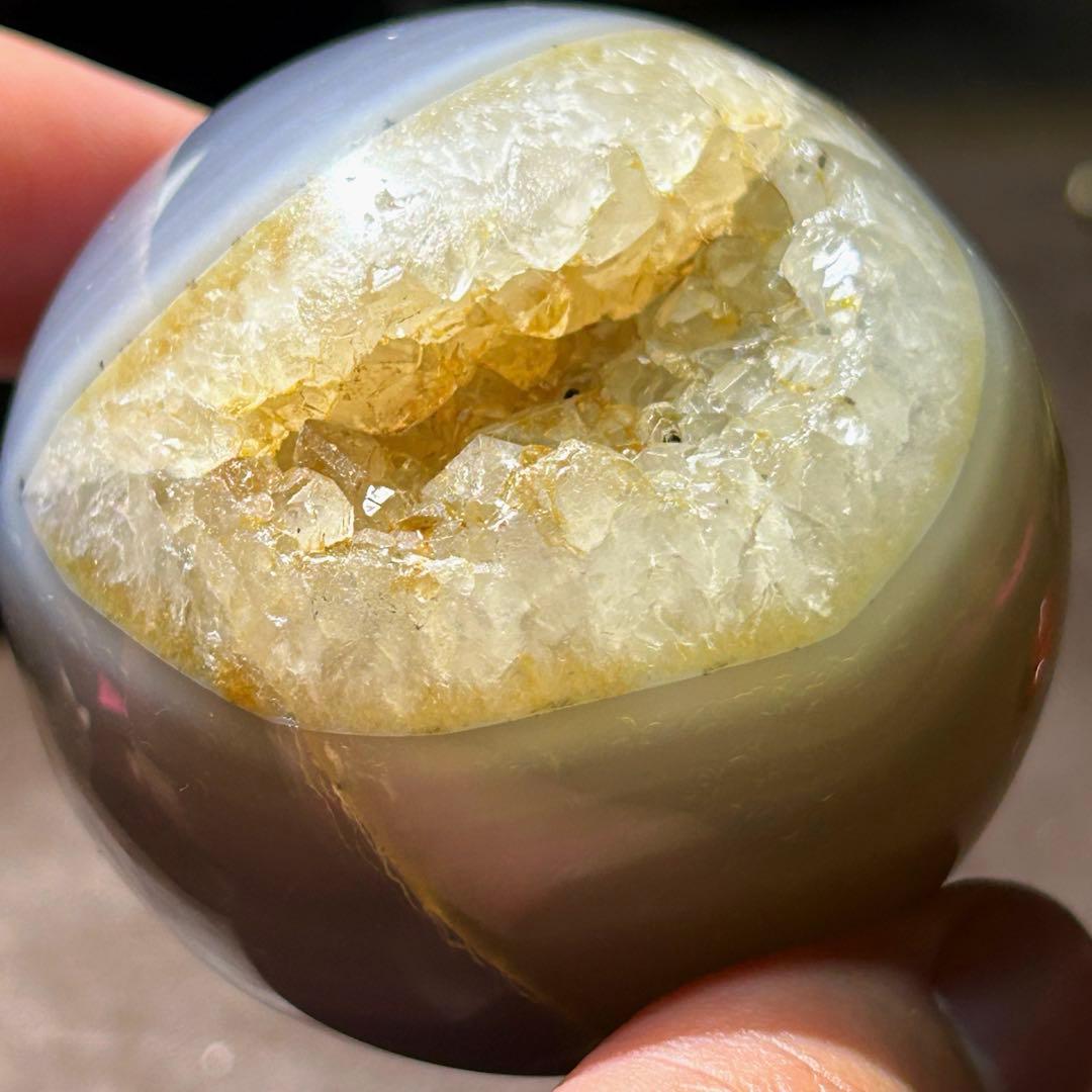 ☆別格高級品！福運大黒秘宝⑧！水晶　アゲート　クラスター　原石　ドーム　置物