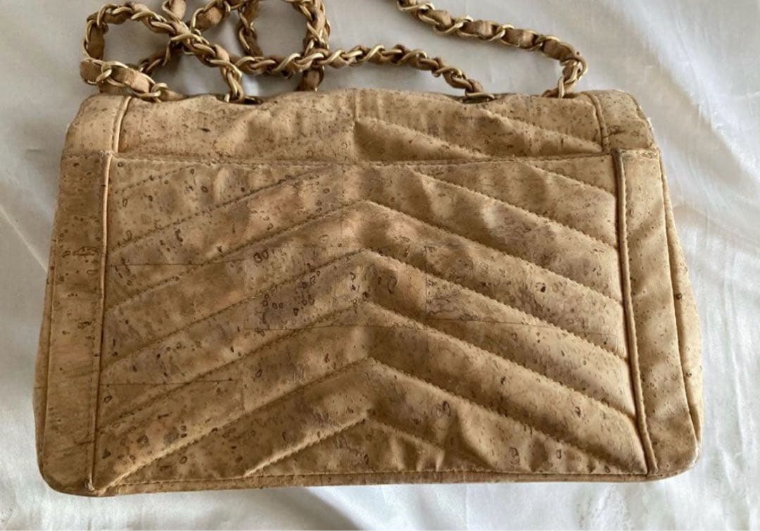 ゆりか様♡CHANEL 2.55 コルクレザー　Vステッチ　チェーンバッグ