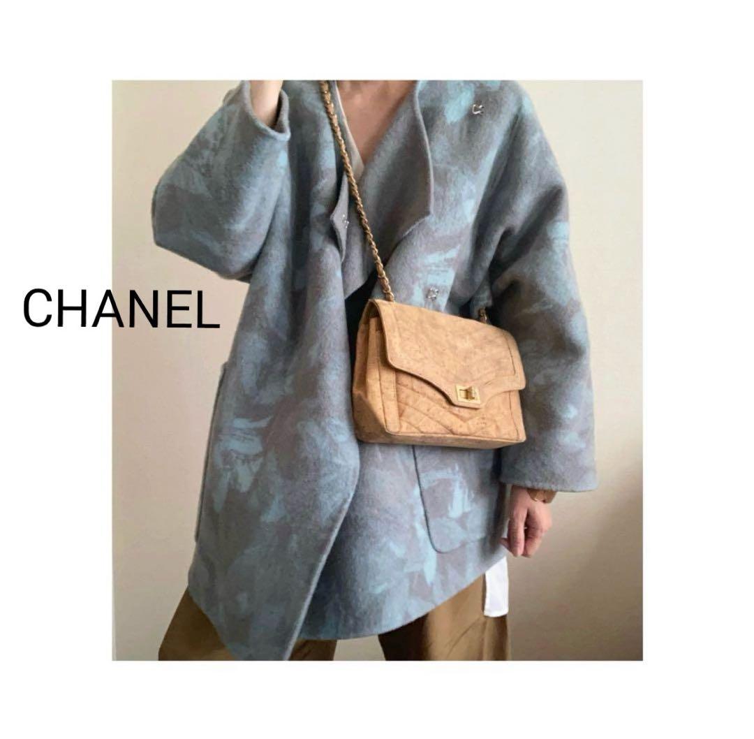 ゆりか様♡CHANEL 2.55 コルクレザー　Vステッチ　チェーンバッグ