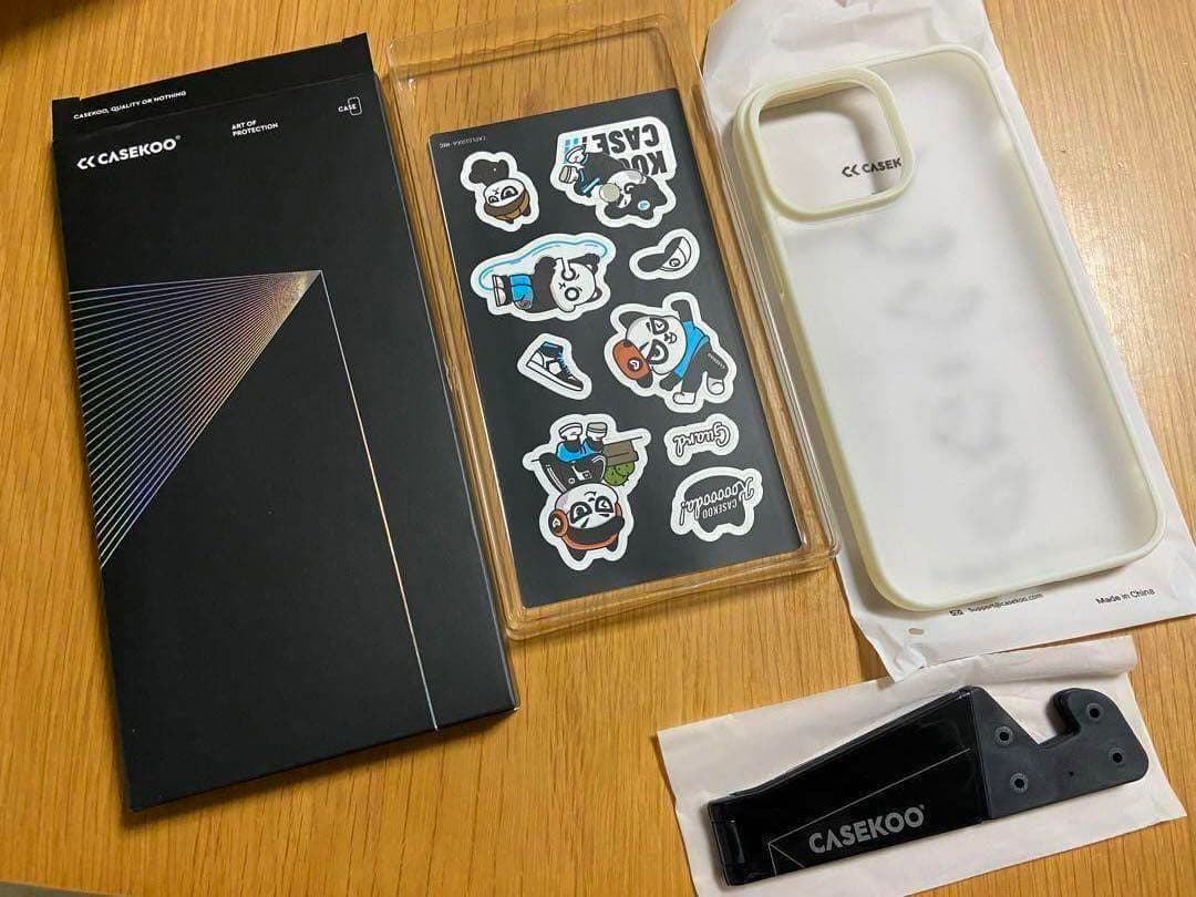 ホワイト iPhone14 ProMax ケース マット 白 6.7 カバー