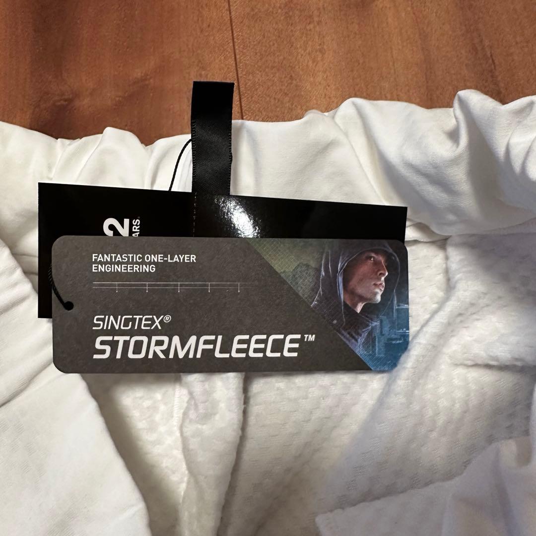 撥水　裏起毛　防風ロングパンツ　秋冬　サイズXL メンズ　ホワイト　防寒　ゴルフ