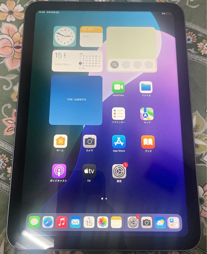 iPad本体 ipad mini6 64GB WIFI