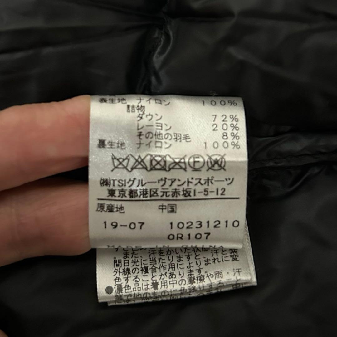 【美品】パーリーゲイツ 2WAYナイロンダウンジャケット 軽量 レディース