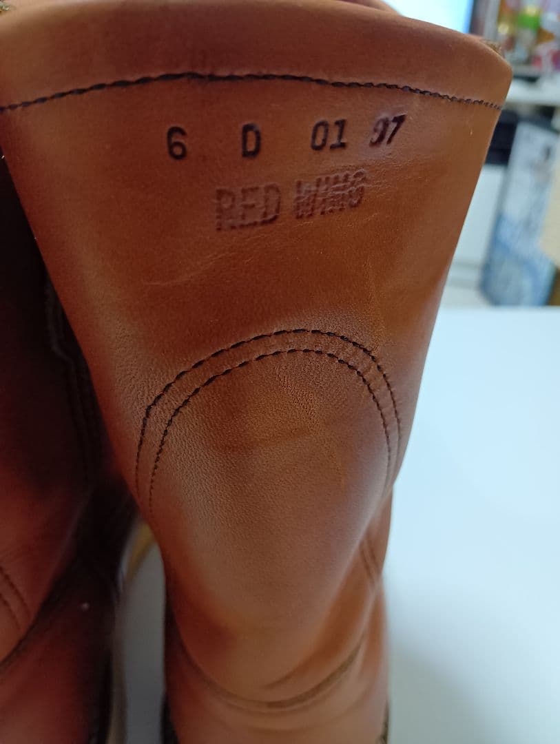 REDWINGペコスブーツ 866 犬タグ 6D