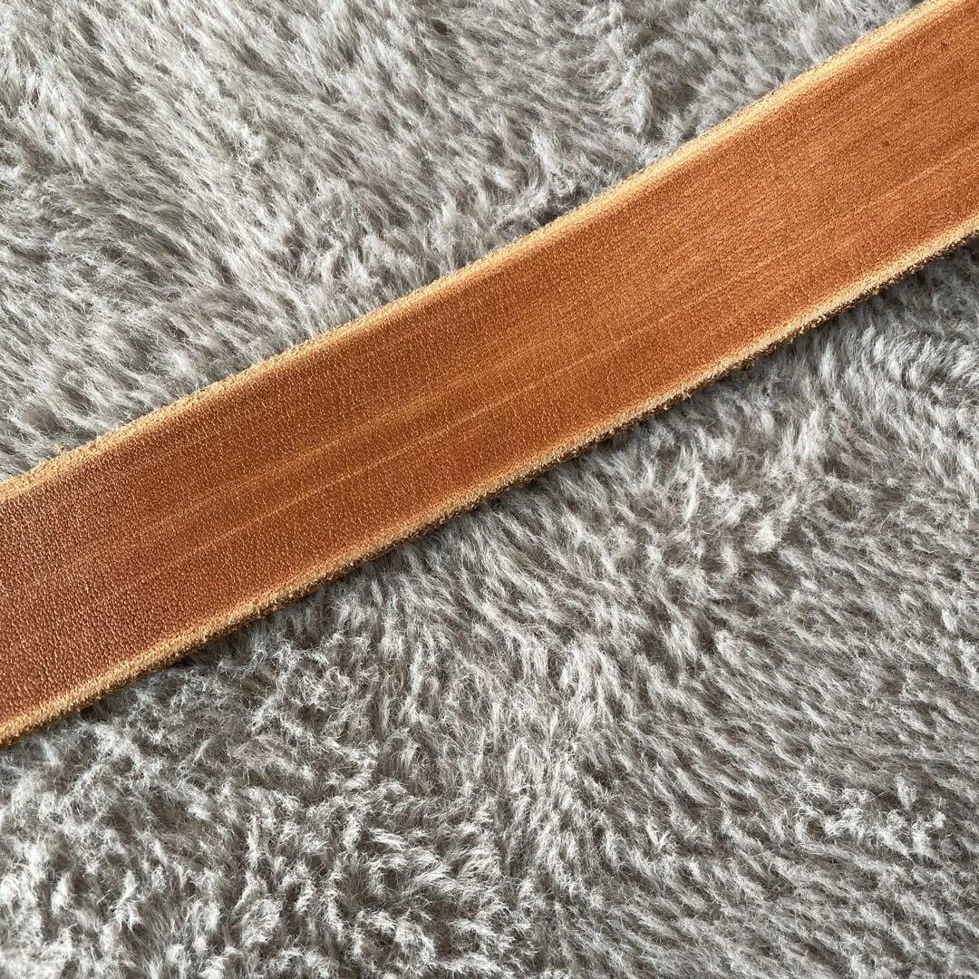 め*い様 マイウィークネス　レザー製ブラウンベルト 8穴