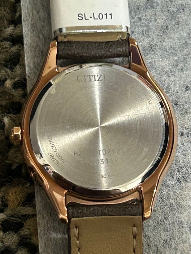 CITIZEN XC エコドライブ ブラウンレザー