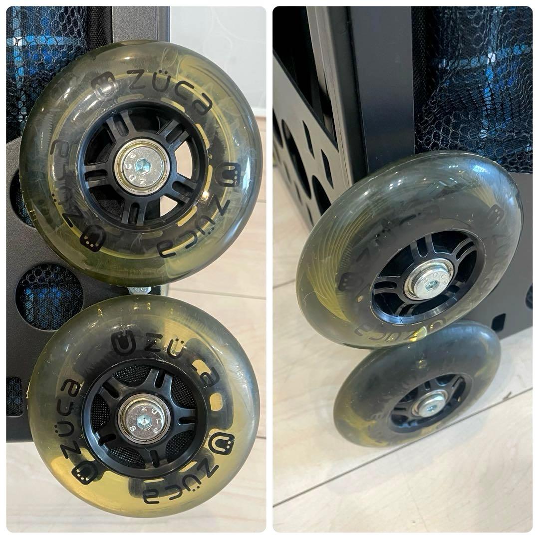 【美品】ZÜCA ズーカ キャリーバッグ 座れる スポーツ 旅行 遠征 チェック