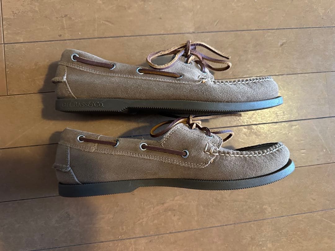 G.H.BASS×ユナイテッドアローズ　GLR 別注　スエードデッキシューズ