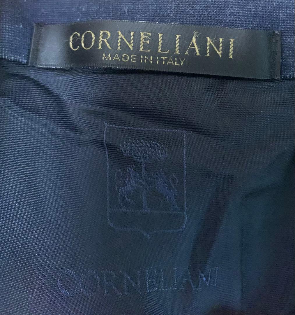 CORNELIANI ネイビー ビジネスジャケット 48