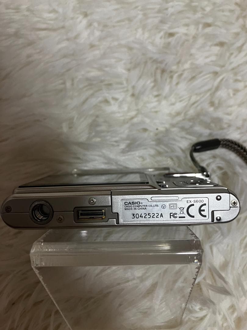 【動作確認済】CASIO EXILIM EX-S600 シルバー デジタルカメラ