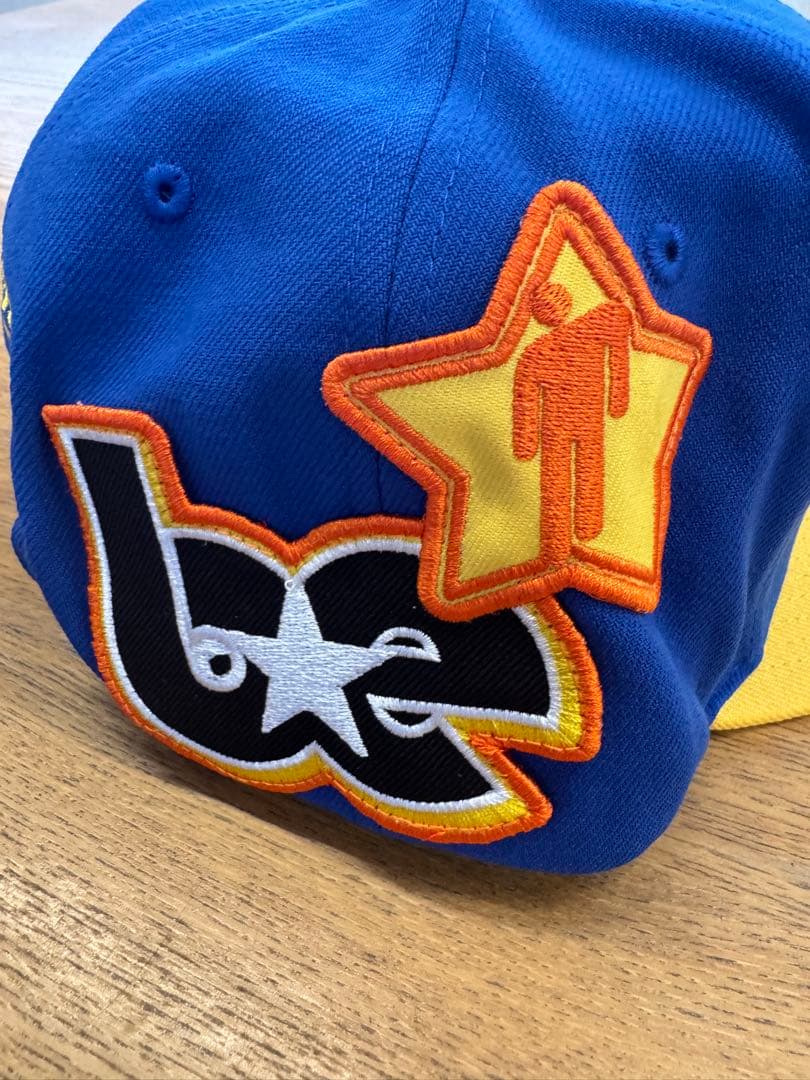 【完売品】ビリーアイリッシュ×ウォリアーズキャップMitchell & Ness